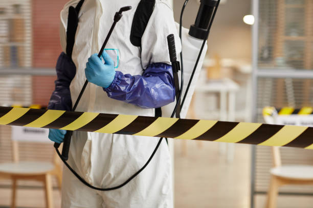 Professional Trauma Scene Cleanup technician working in Coleridge, NE